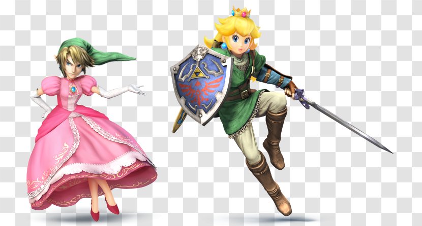 Zelda II: The Adventure Of Link Legend Princess Super Smash Bros. For Nintendo 3DS And Wii U - Tree - Body Swap Transparent PNG