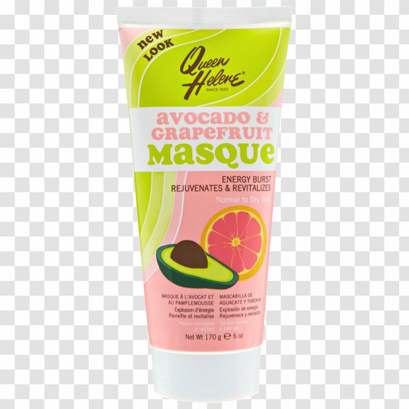 Queen Helene Mint Julep Masque Grape Seed Peel-Off Mask Mud Pack Facial - Grapefruit Peel Transparent PNG