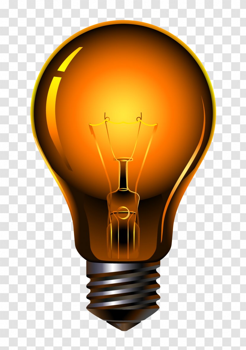 Incandescent Light Bulb Icon Transparent PNG