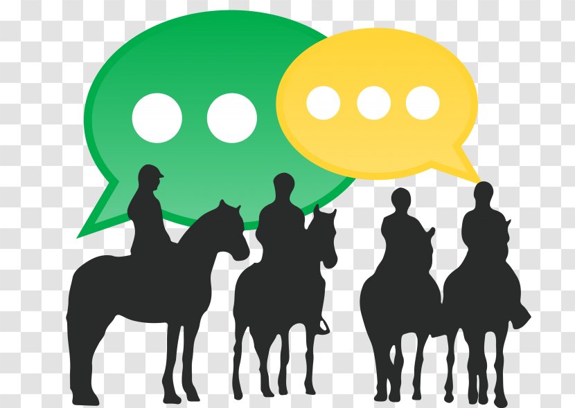 Horse Human Behavior Silhouette Clip Art Transparent PNG