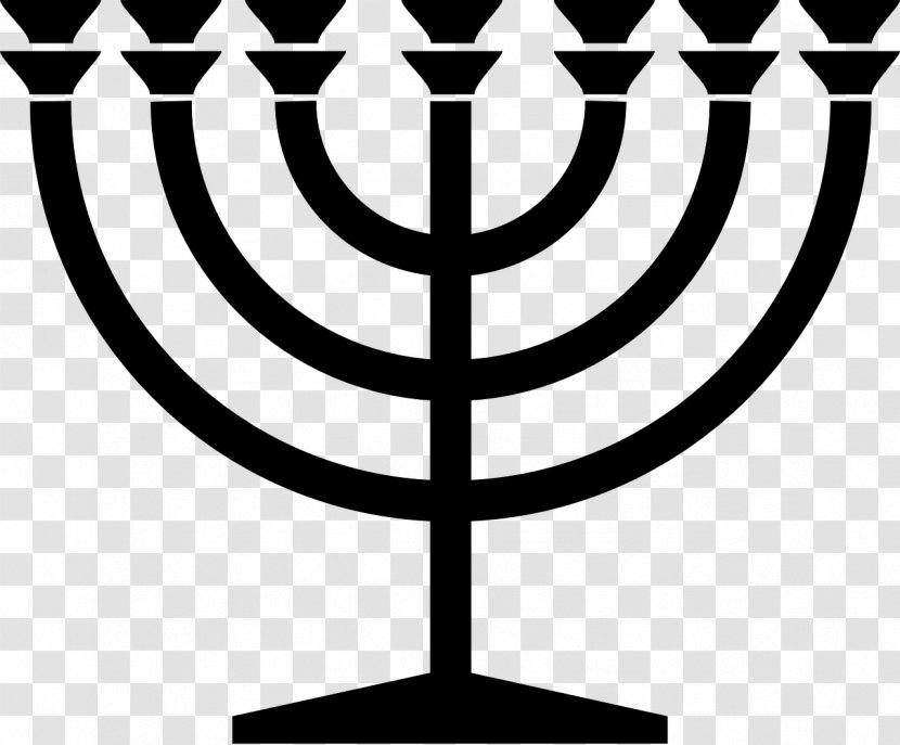 Menorah Jewish Symbolism Judaism Religion Transparent PNG