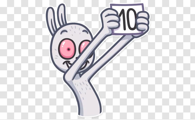 Sticker Telegram Application Programming Interface SAD! Rabbit - Bunny Tattoo Transparent PNG