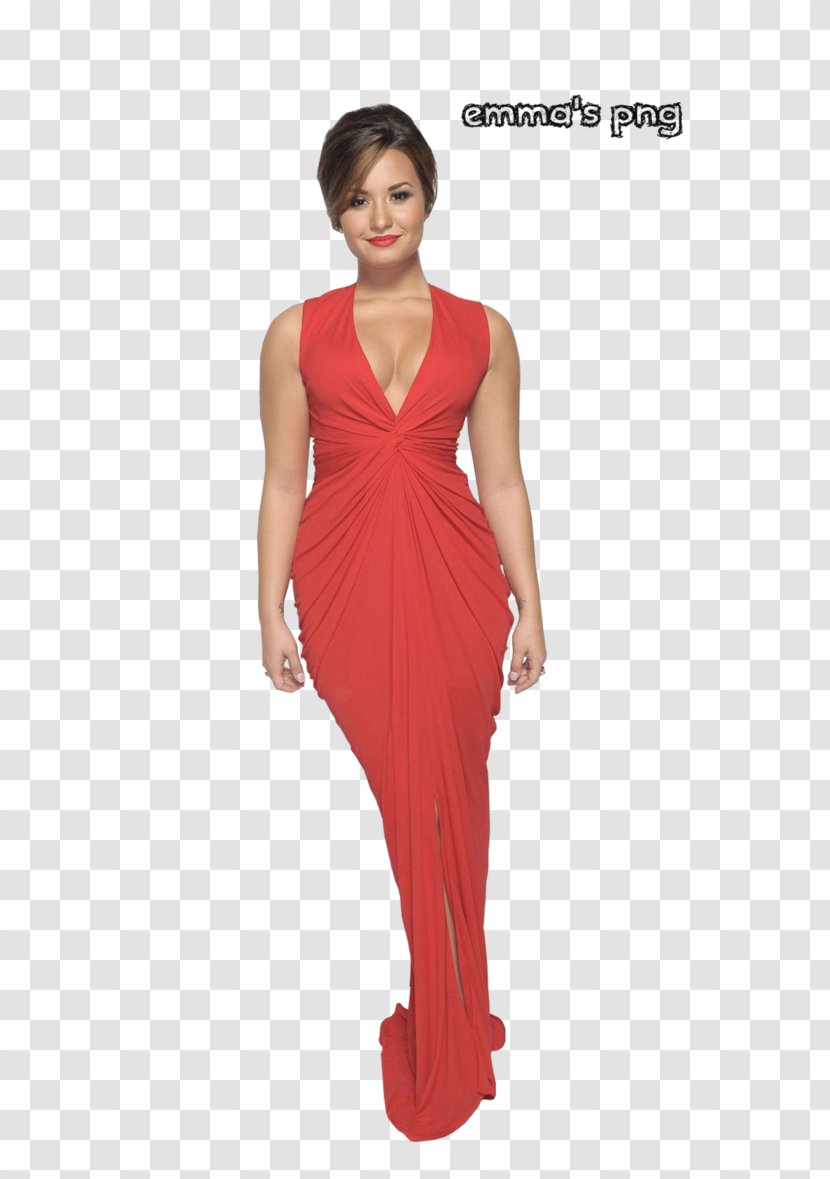 Demi Lovato 38th People's Choice Awards 12th ALMA Dress Prom - Silhouette Transparent PNG
