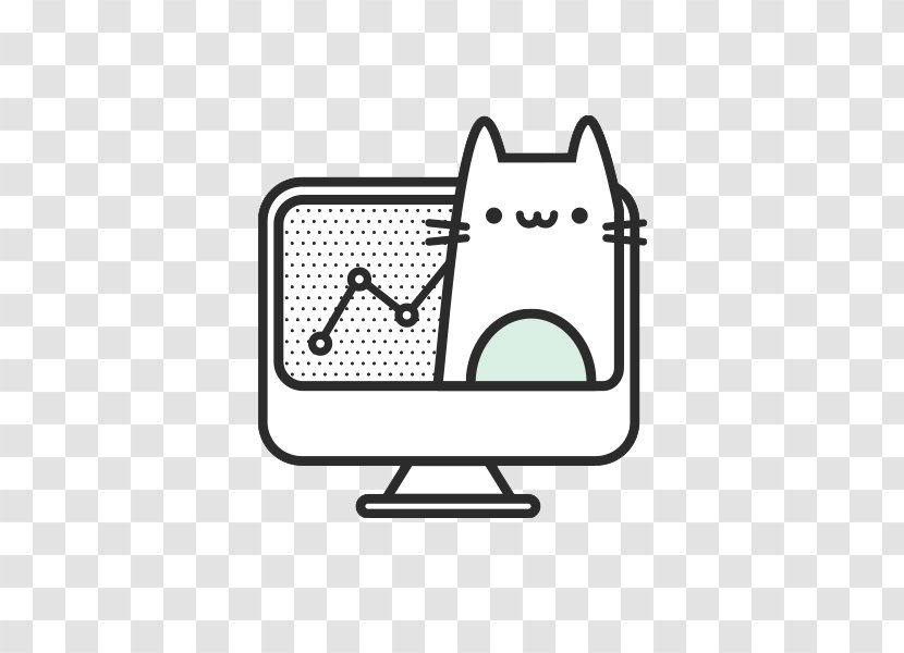 Cat Icon Design - Dribbble - The Small White Computer Transparent PNG
