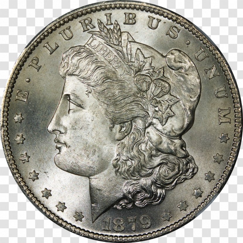 Morgan Dollar Philadelphia Mint Coin United States - Silver Transparent PNG