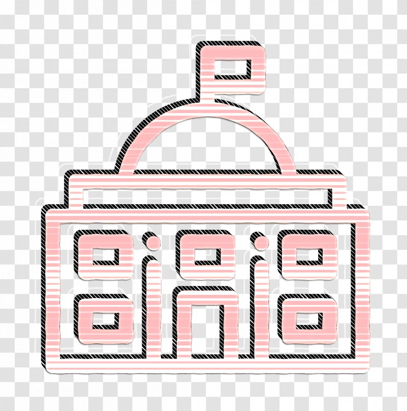 United States Icon Government Monument - Pink Transparent PNG