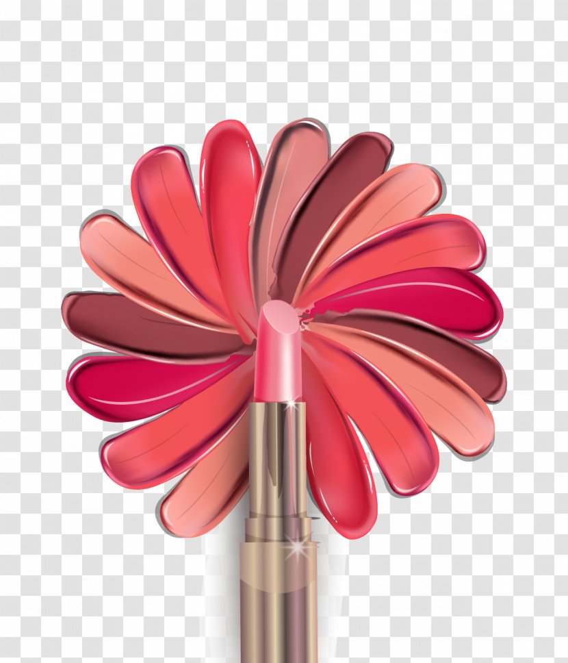 Lipstick Cosmetics Nail Polish Lip Gloss - Multi-colored Material Transparent PNG