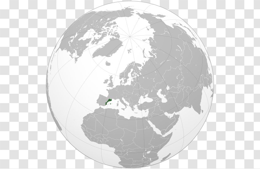Austria Globe Map Projection Orthographic In Cartography Transparent PNG