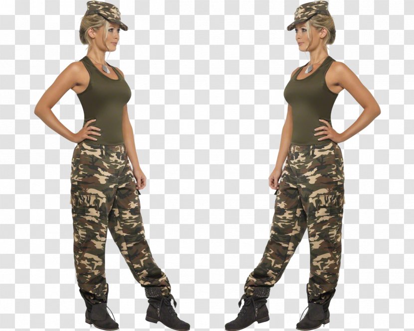 Costume Party Military Camouflage Uniform - Pants - Soldiers Transparent PNG