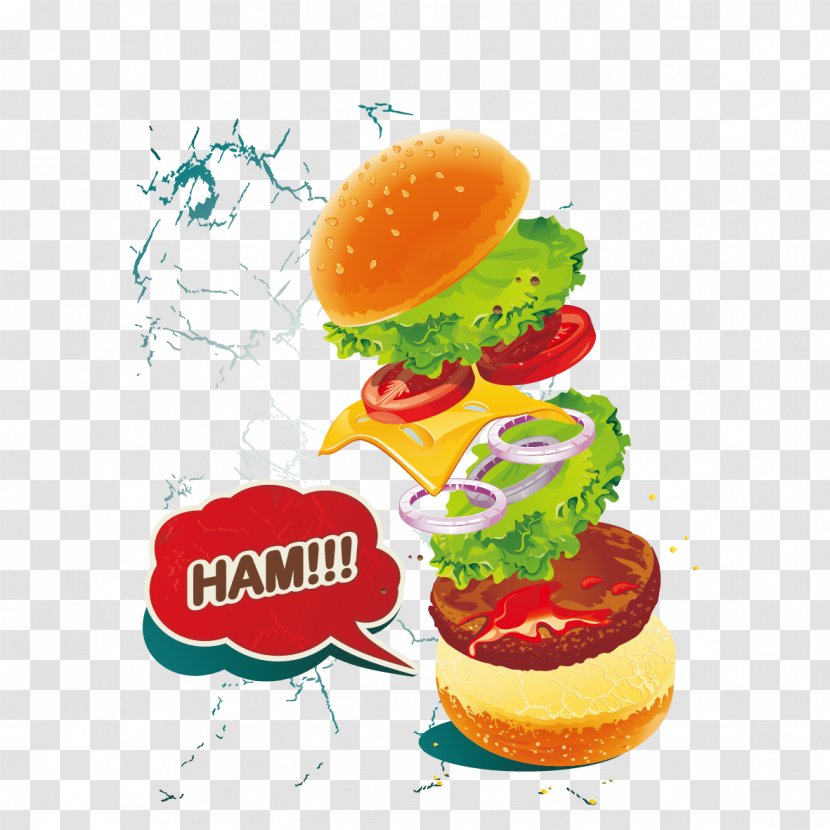 Hamburger Cheeseburger McDonald's Big Mac Fast Food Veggie Burger - Mcdonald S Transparent PNG