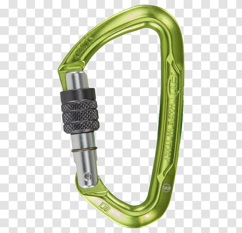 Carabiner Rock Climbing Quickdraw Mountaineering - Top Rope Transparent PNG