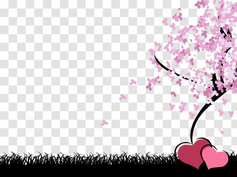 Valentines Day Gift Love Friendship Happiness - Cherry Cartoon Border Transparent PNG