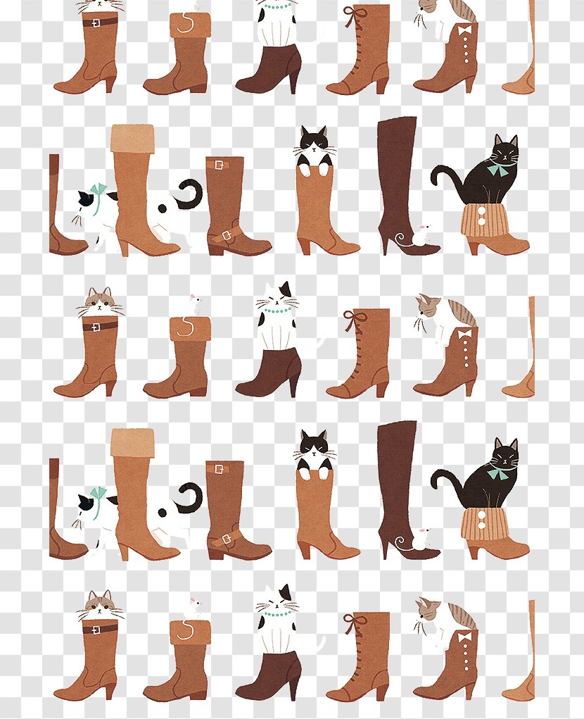 Japan Puss In Boots Drawing Illustrator Illustration - Mammal - And Cat Cartoon Transparent PNG