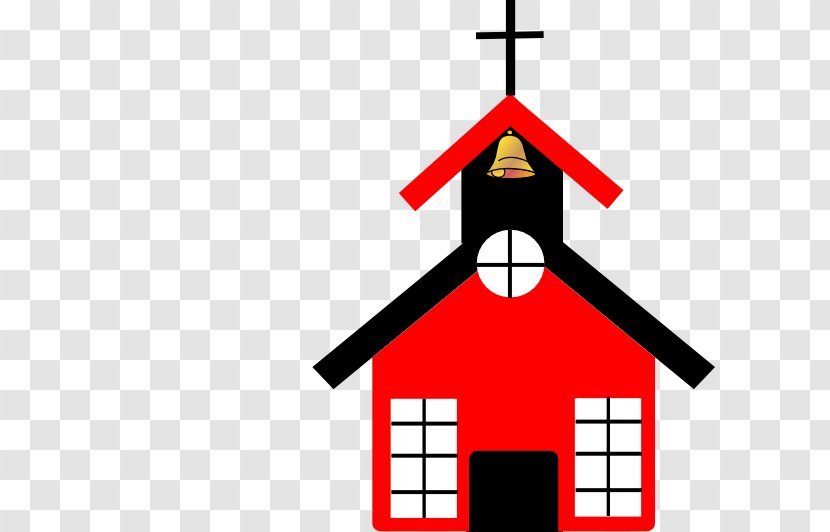 Christian Clip Art Chapel Church - Steeple - Vector Transparent PNG