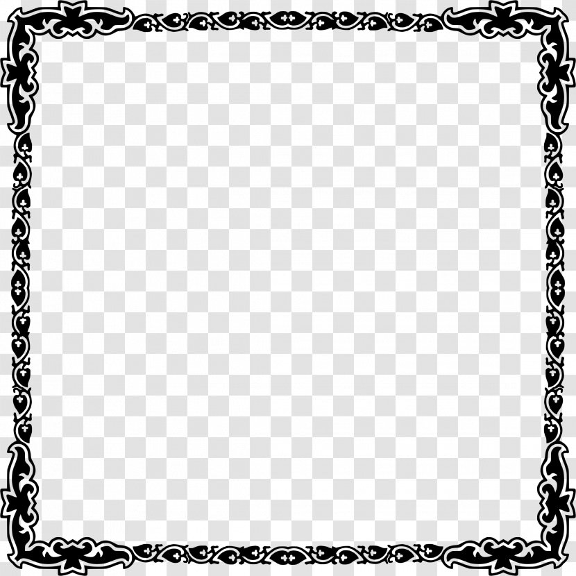 Borders And Frames Picture Ornament Clip Art - Cartouche - Invitation Border Transparent PNG