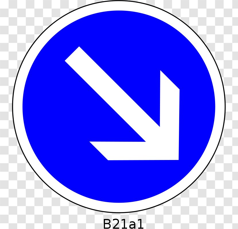 Traffic Sign Direction, Position, Or Indication One-way Road - Oneway Transparent PNG