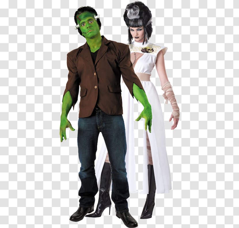 Frankenstein's Monster Costume Party T-shirt - Adult Transparent PNG