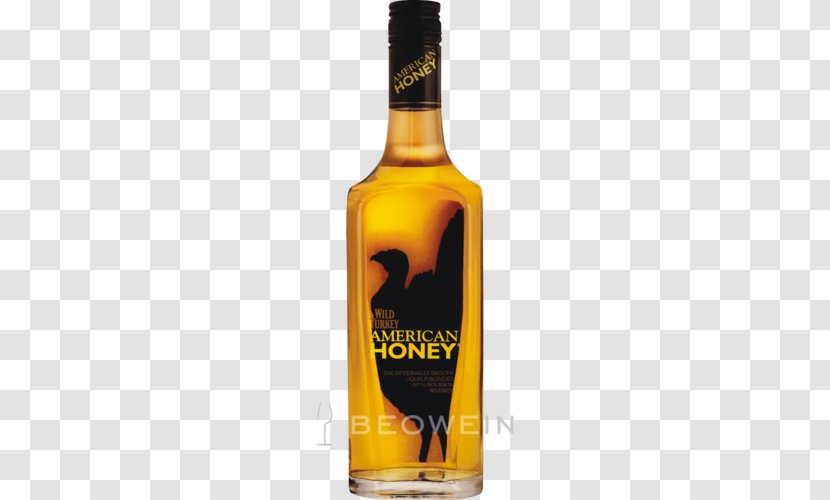 Wild Turkey Liqueur Baileys Irish Cream Mead Bourbon Whiskey - Glass Bottle - Honey Transparent PNG