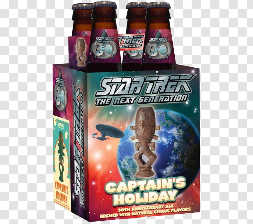 Beer Jean-Luc Picard Clifton Park Ale Captain's Holiday - Bottle Transparent PNG