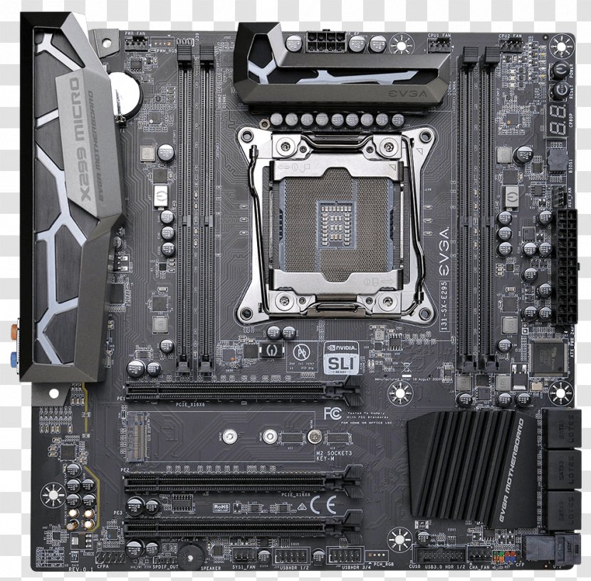 Intel X299 LGA 2066 Graphics Cards & Video Adapters MicroATX - Core - Motherboard Transparent PNG