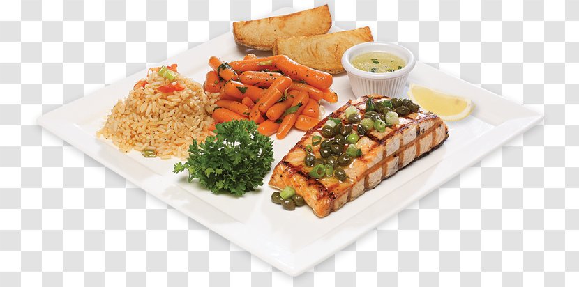 Vegetarian Cuisine Full Breakfast Casa Grecque Restaurant Grilling - Salad - Grilled Salmon Transparent PNG