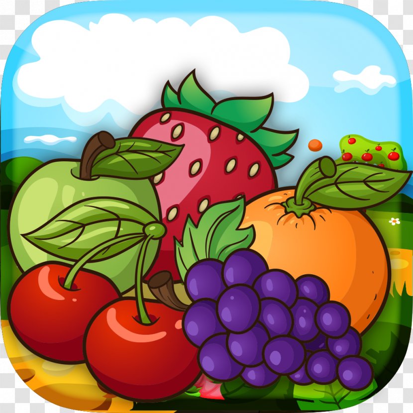 Vegetarian Cuisine Natural Foods Clip Art - Apple - Fruit Puzzle Transparent PNG