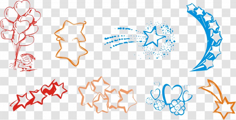 Vector Stars - Text - Star Transparent PNG