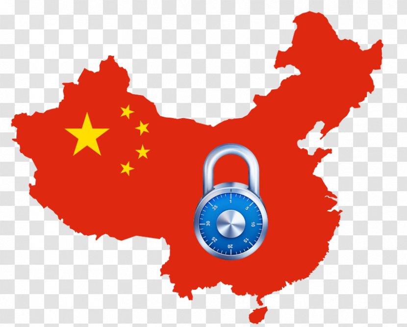 Flag Of China Map National - Safe Transparent PNG