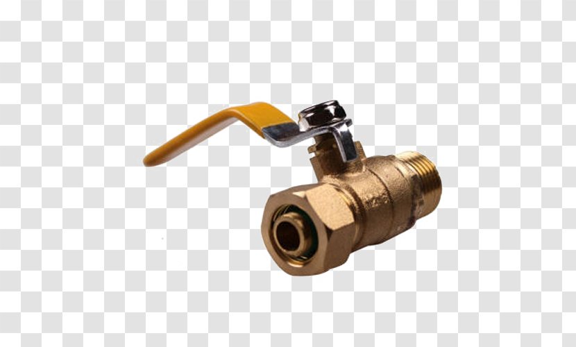 Ball Valve Brass - Wire - Single Head Aluminum Pipe Outside The Transparent PNG