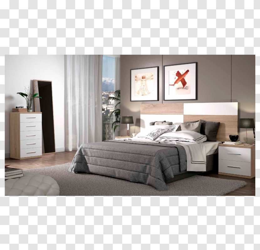 Bed Frame Bedside Tables Bedroom Interior Design Services Headboard - Duvet Cover - Mattress Transparent PNG