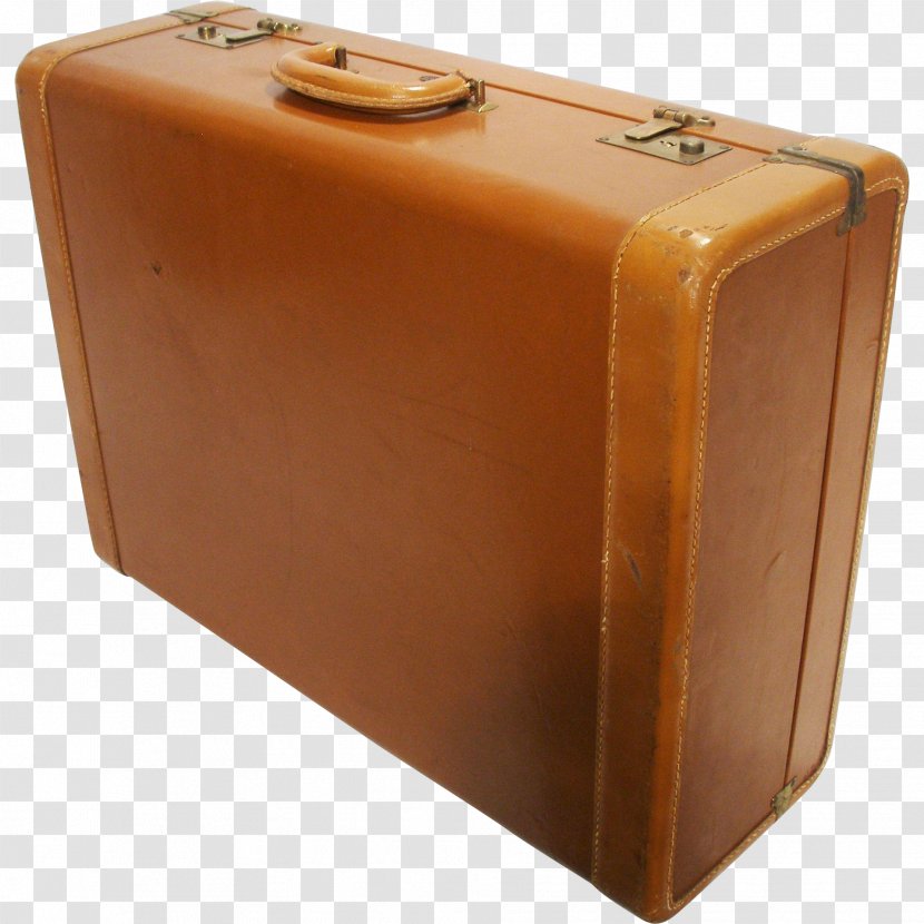 Suitcase Leather Baggage Brass - Travel Transparent PNG