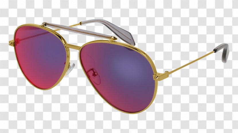 Aviator Sunglasses Designer Fashion - Blue - Mcqueen Transparent PNG