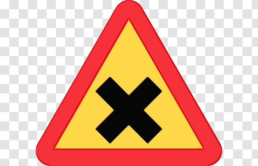 Road Cartoon - Traffic Sign - Symbol Signage Transparent PNG