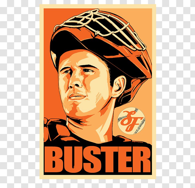 Buster Posey Art Clip - Willie Mays - San Francisco Giants Transparent PNG