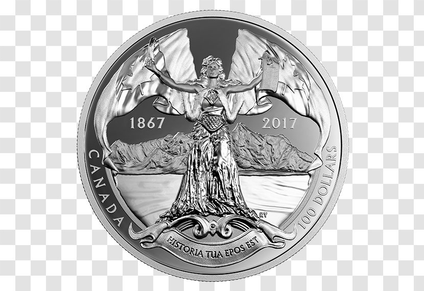 Coin 150th Anniversary Of Canada Silver La Confédération Canadienne Canadian Confederation Transparent PNG
