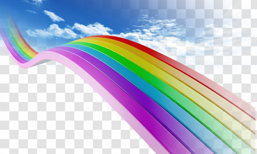 Rainbow Download Computer File - Pink - Road Transparent PNG