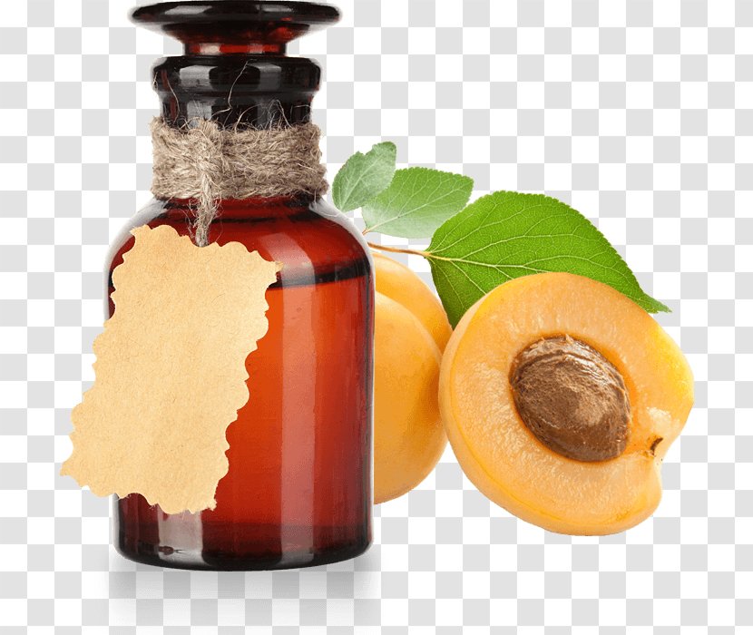 Apricot Kernel Vegetable Oil Noyau - Glass Bottle Transparent PNG