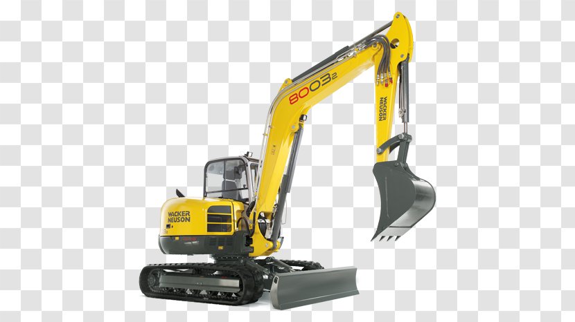 Wacker Neuson Compact Excavator Heavy Machinery Agricultural - Vehicle Transparent PNG