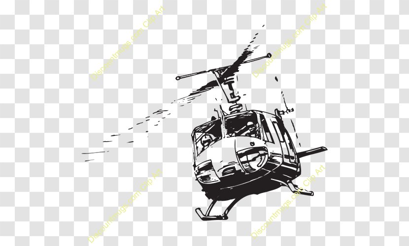 Bell UH-1 Iroquois Helicopter Rotor Huey Family 412 - Military Transparent PNG