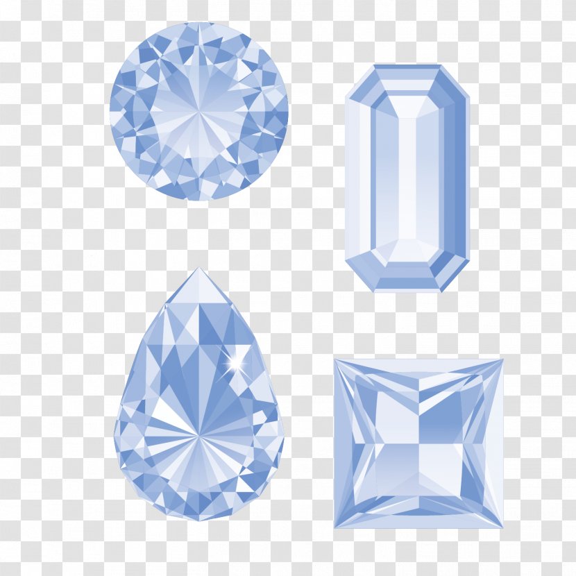 Jewellery Sapphire Designer - Vector Crystal Jewelry Material Transparent PNG