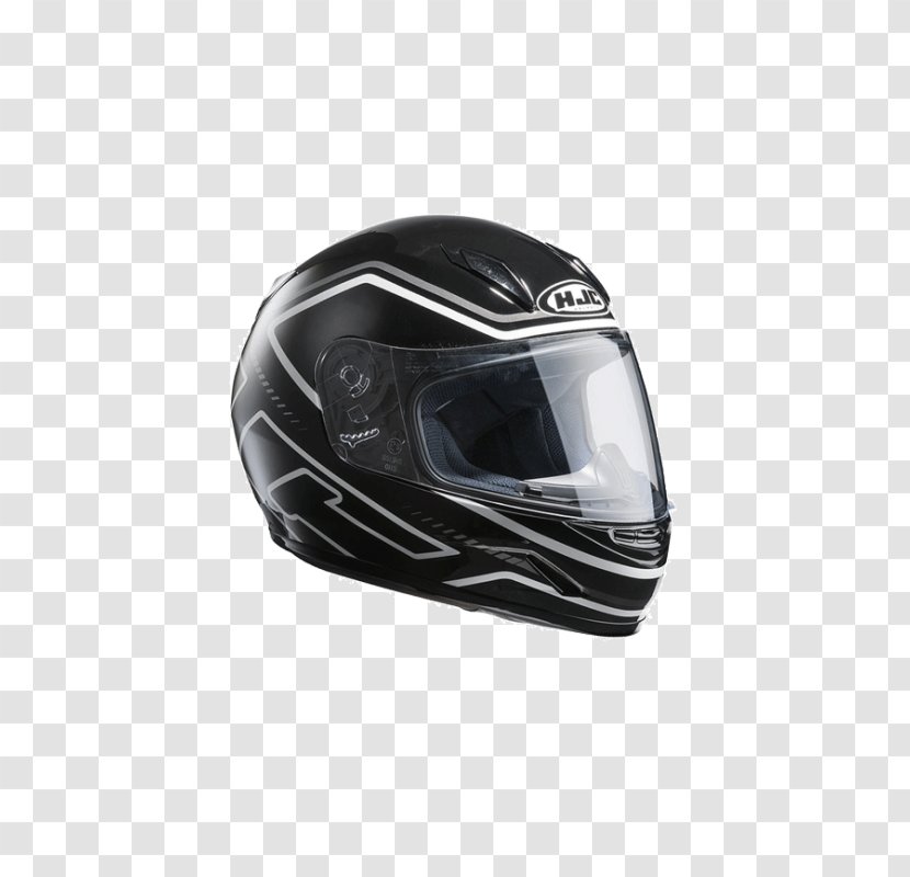Bicycle Helmets Motorcycle HJC Corp. M. Noir / Blanc - Integral Transparent PNG