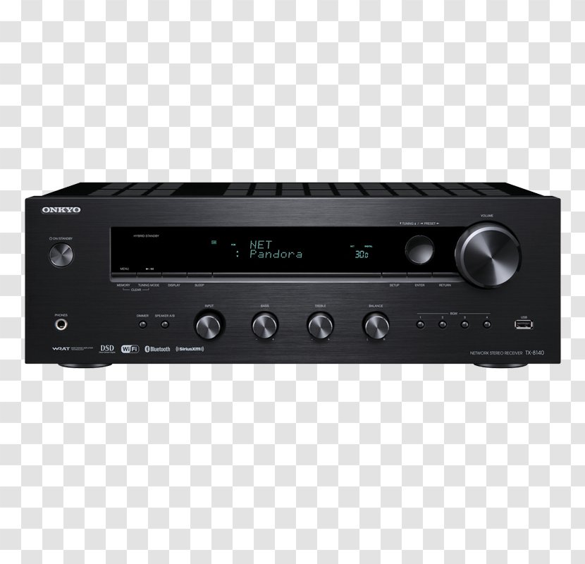 AV Receiver Onkyo TX-8160 Audio TX-8140 - Technology Transparent PNG