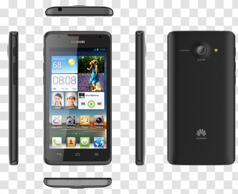 Huawei Ascend G620s 华为 Telephone Y330 Android - Portable Communications Device Transparent PNG