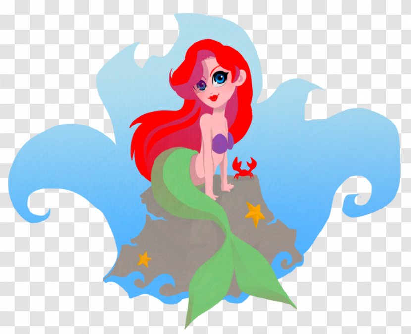 Ariel Mermaid Princesas Drawing - Organism Transparent PNG