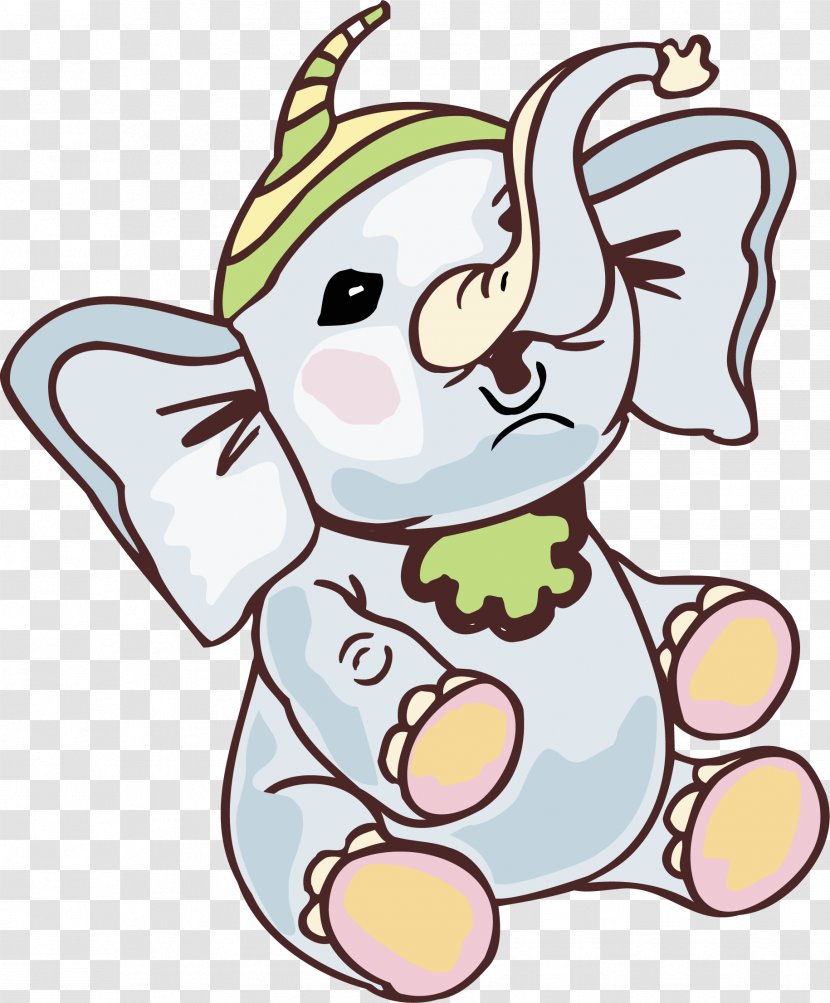 Drawing Animation Cartoon - Heart - Baby Elephant Transparent PNG