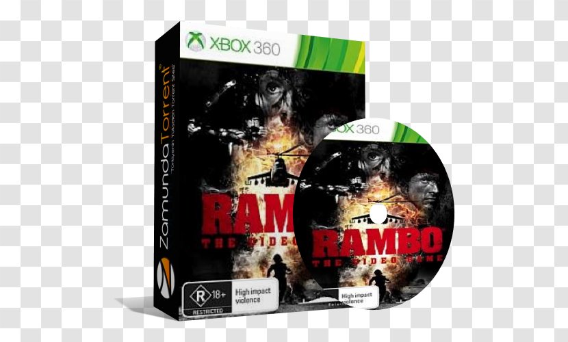 Xbox 360 Rambo: The Video Game Games - Console - Rambo Transparent PNG