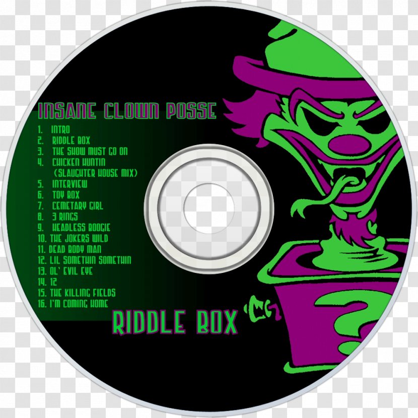 Compact Disc Riddle Box Insane Clown Posse The Amazing Jeckel Brothers Great Milenko - Watercolor Transparent PNG