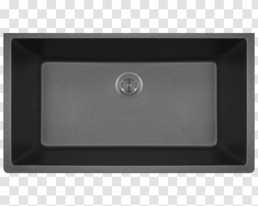 Kitchen Sink Bathroom Tap - Rectangle - Top View Transparent PNG