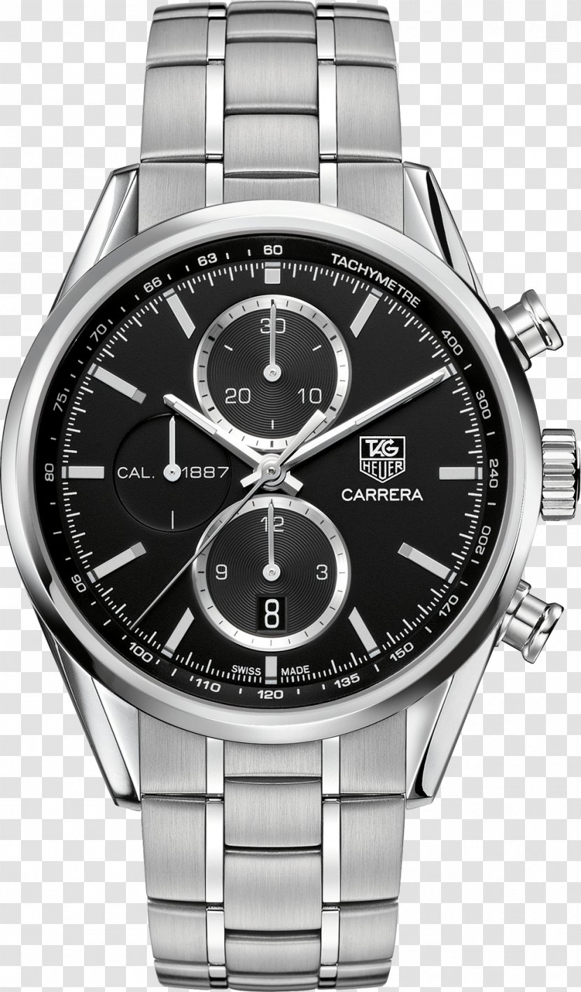 TAG Heuer Men's Carrera Calibre 1887 Watch Chronograph Jewellery - Accessory Transparent PNG