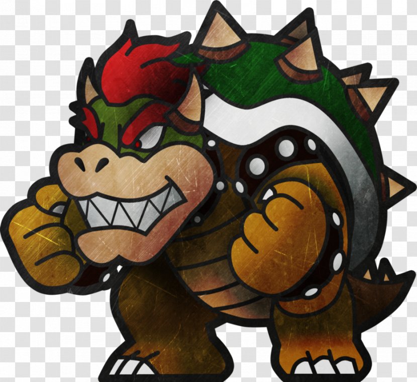 Bowser New Super Mario Bros. Wii - Mythical Creature Transparent PNG